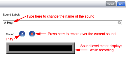 Edit Sounds Panel